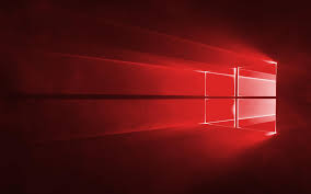 Red Windows 10 HD desktop wallpaper ...