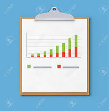 Vector Illustration Of Business Concept With Clipboard Finance