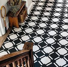 black white checd vinyl flooring