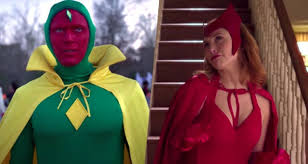 Elizabeth olsen & paul bettany on wanda & vision's relationship. Wandavision Trailer Vision The Scarlet Witch Go Mad In A 50s Sitcom