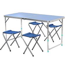 Same day delivery 7 days a week £3.95, or fast store collection. Foldable Chair And Desk Set Portable Aluminum Picnic Table And Chair Outdoor Night Market Stalls Supplies Sale Banggood Com