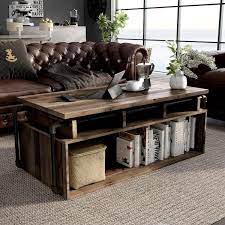 Rectangle Wood Coffee Table