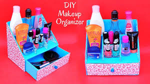 diy how to make makeup organizer with