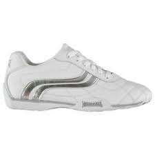 Details About Lonsdale Camden Trainers Womens White Silver Athleisure Sneakers Shoes Footwear