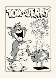 tom jerry toasted poster