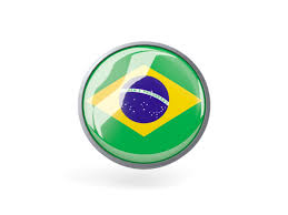 Icons are in line, flat, solid, colored outline, and other styles. Metal Framed Round Icon Illustration Of Flag Of Brazil