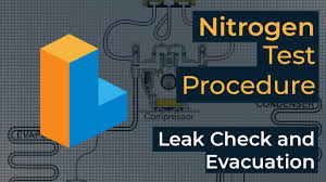 nitrogen test procedure hvac leak
