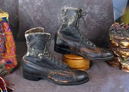 Knotts Berry Farm Auction Shoe Lot Black Edwardian High Top Shoes Lace Up Granny Boots Steampunk Boots Vintage Victorian Boots