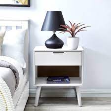 Buy modern bedside tables & cabinets and get the best deals at the lowest prices on ebay! Alma White Modern Bedside Table Furniturebox