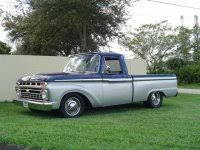ford f100 twin i beam lowering the