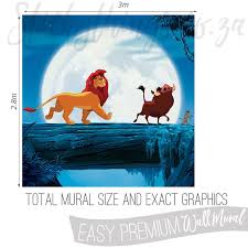 Lion King Wall Mural Disney Hakuna