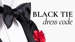 tuxedo black tie dress code explained