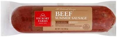 hickory farms beef summer sausage 7