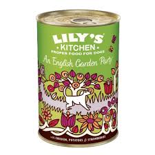 lily s kitchen dog tin garden party 6 x