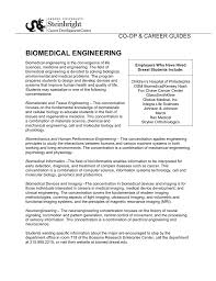 Biomedical Engineering Co Op Career Guides