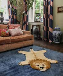 moody lion rug large doing goods