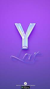 y name art dp holographic text effect