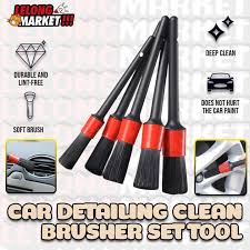 car cleaning tools deling brush set 5