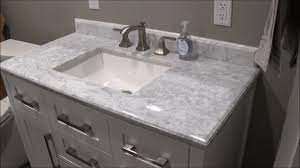 Tuscany carrara marble vanity top reviews are very important. Review Of Menards Ove White Malibu Vanity And Carrara Marble Vanity Top Mali42 G61en 6056510 Youtube