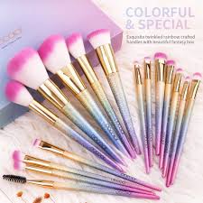 docolor unicorn makeup brushes set