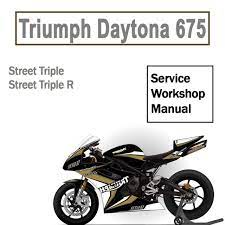 street triple triumph motorcycle repair
