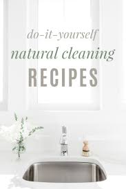diy natural cleaner recipes using