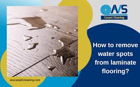 how to remove water spots from laminate