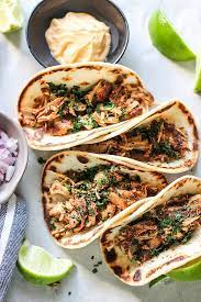 Slow Cooker Shredded Chicken Tacos gambar png