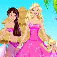 barbie princesses dress up play free