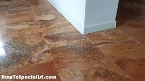 how to install travertine tile flooring