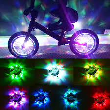 Us 9 09 40 Off Bike Wheel Hub Lights Waterproof Usb Rechargeable Led Cycling Bicycle Lights Colorful Spoke Lights For Safety Riding Warning In