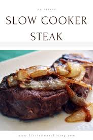 how to make slow cooker steak and
