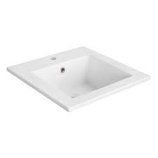 Ceramic 36 Single Bathroom Vanity Top