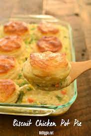 Easy Chicken Pot Pie With Biscuits gambar png