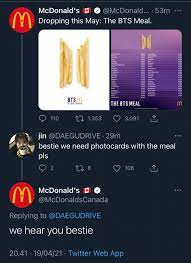 And for concerned fans, yes, the bts meal is coming with free photocards, mcdonald's confirmed. Mcdonald S Canada Might Have Dropped A Spoiler For The Bts Meal Koreaboo