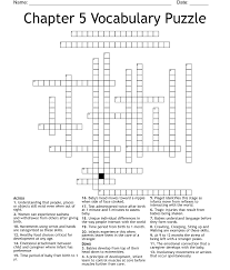 chapter 5 voary puzzle crossword