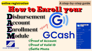 sss gcash disburt account