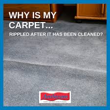 why is my carpet rippled after it s