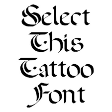 tattoo lettering font generator