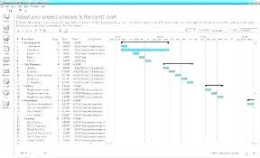 Re Project Schedule Template Excel Management Plan Example