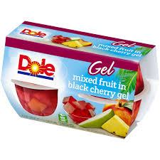 dole fruit bowls mixed in black cherry