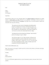 donor thank you letter template 10