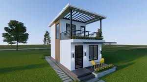 two y small house design 4m
