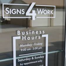 Door Business Signs Designed For Your Business