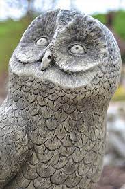 Tawny Owl Stone Garden Ornament