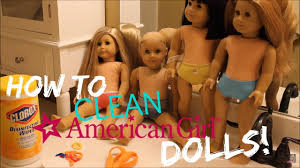 how to clean an american doll s