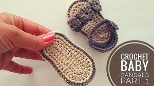 crochet baby sandals tutorial 0 3