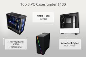Let's start with the category we see the least of: 6 Best Pc Cases Under 100 In 2021