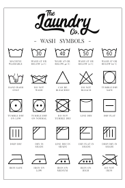 Free Printable Laundry Symbols Wall Art