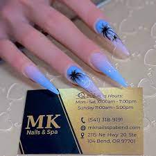 mk nails spa nail salon bend